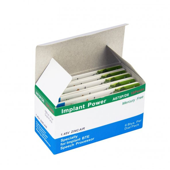 Zenipower İmplant Pili Koklear-Cochlear A675P 6 Adet - 3