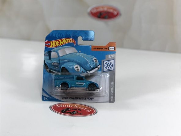 1949 VW BEETLE PİCKUP MAVİ*1:64 ÖLÇEK*HOTWHEELS*MODELGARAJ - 3