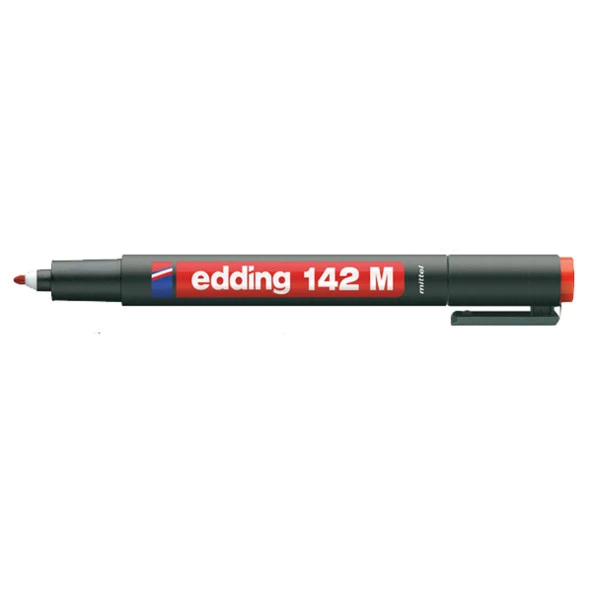 Edding Asetat Kalemi Kırmızı-M (1 Adet) 142-02