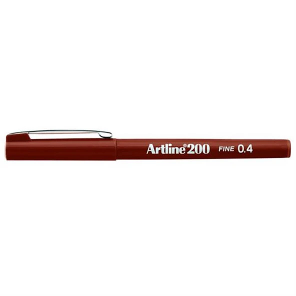 Artline Fineliner Kalem 0,4 Koyu Kahverengi Ek-200n (1Adet)