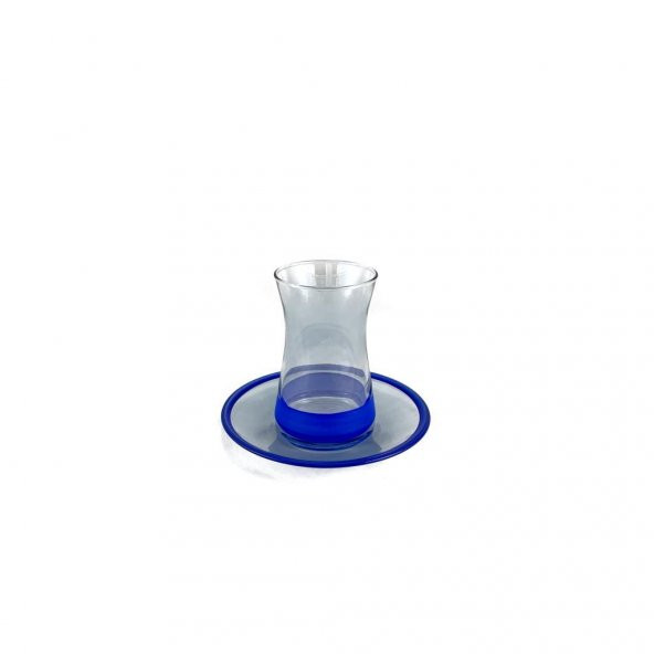Altenta Mavi Çay Bardağı 6 Parça Takım