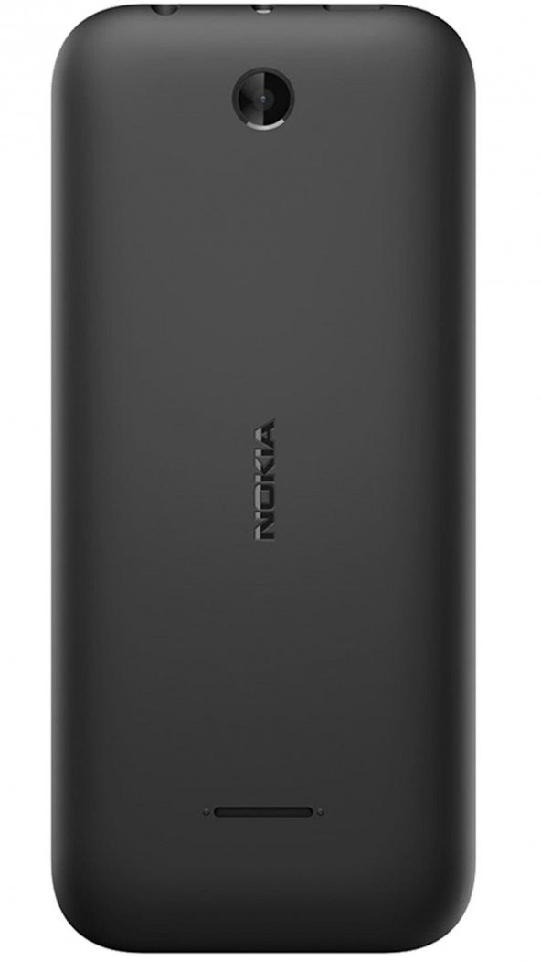 Nokia Asha 225 Arka Kapak Pil Kapağı Siyah
