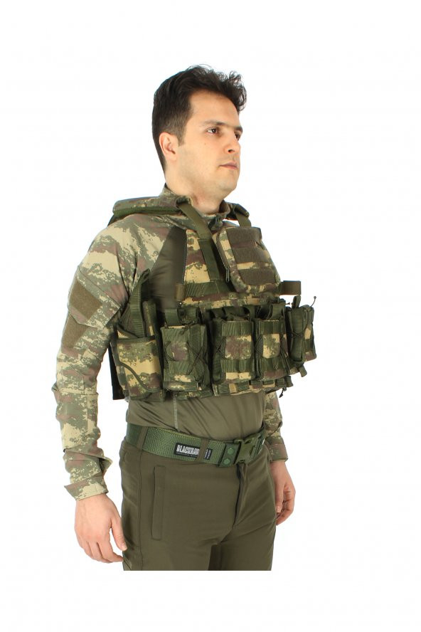 Special Piyade Kamuflaj Balistik Kısa Yelek - Resim 4