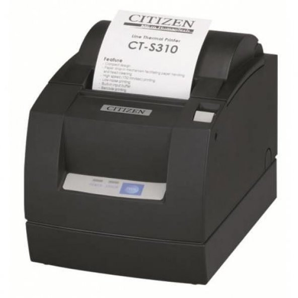 Termal Fiş Barkod Yazıcı 80 mm Siyah ( Seri, USB ) 150 mm/sn - 203 dpi Citizen CT-S310 - 3