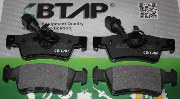 BTAP VOLKSWAGEN TOUAREG 2006- 2.5TDI BAC ARKA FREN BALATASI 7L6698451