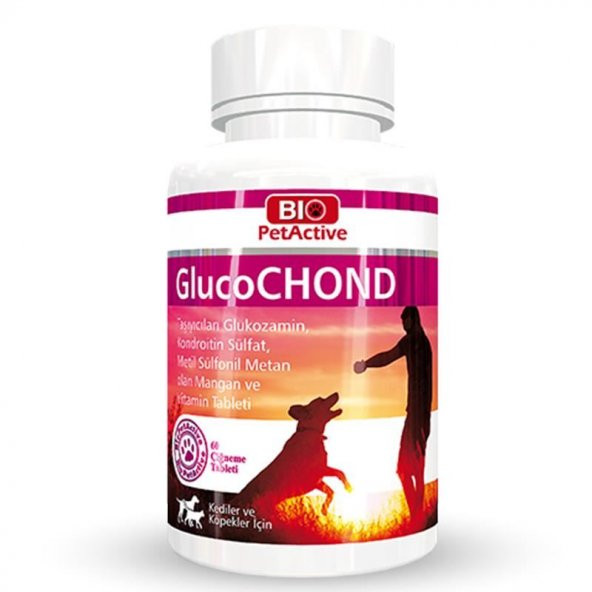BioPetActive Glucochond Köpek Eklem Sağlığı Vitamini 60 Tablet