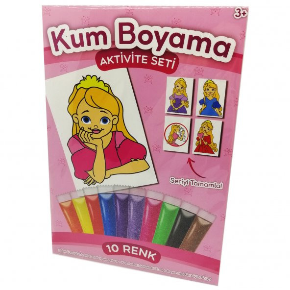 Hayalperest Prenses | Prensesler Kum Boyama Aktivite Seti