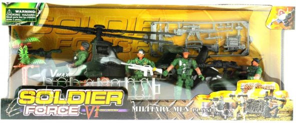 Motor ve Helikopterli Askeri Oyun Seti - 4