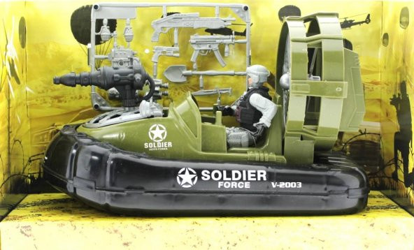 Combat Force Figür ve Hovercraft - 3