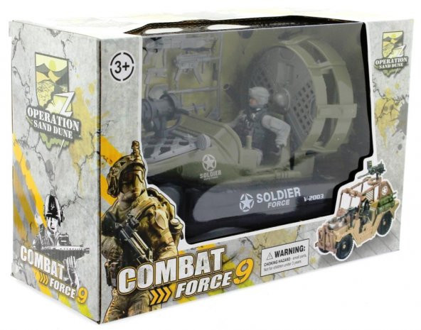 Combat Force Figür ve Hovercraft - 4