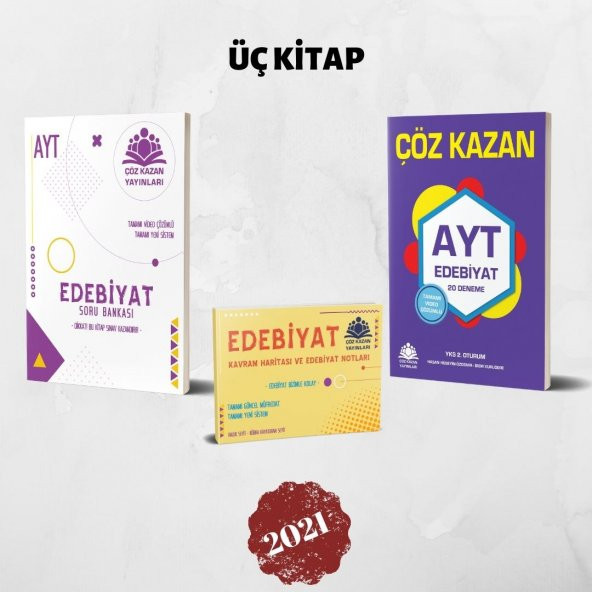 Çöz Kazan Yayınları AYT Edebiyat Hazırlık Seti