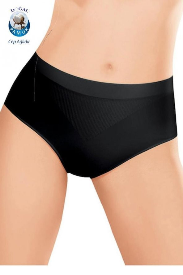 Elite Life 822 Kadın Cep Ağlı İz Yapmaz Bayan Slip Külot 2li Paket