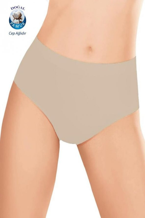 Elite Life 822 Kadın Cep Ağlı İz Yapmaz Bayan Slip Külot 2li Paket - 3