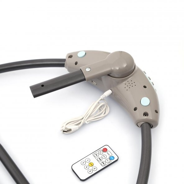Kidos BB04 Elektronik Sallanabilir Oyuncaklı Beşik Gri - 9