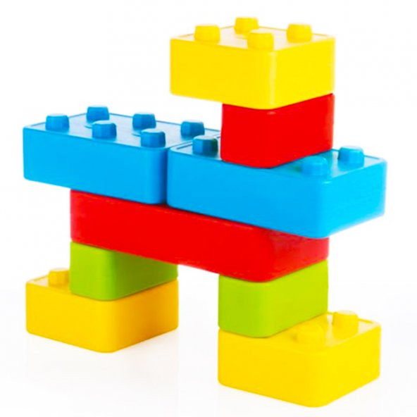 Dolu Çantalı Tuğla Blokları 48 Prç Dev Blok Kreş Tipi Lego 5034 - 2