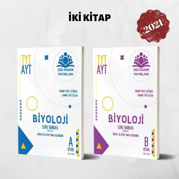 Çöz Kazan Yayınları TYT-AYT Biyoloji Konu Özetli Soru Bankası Seti