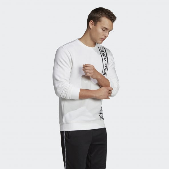 Adidas EI5618 M C90 Brd Crew Erkek Sweatshirt - 4