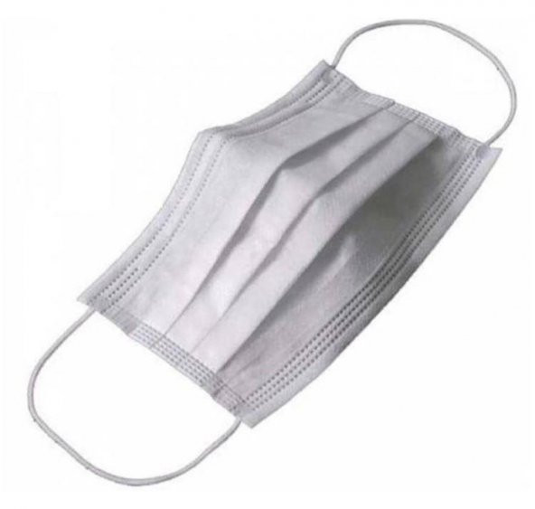 Hepfit Lastikli Cerrahi Koruyucu Yüz Maskesi Telli 3 Katlı 100 lü Paket - 3