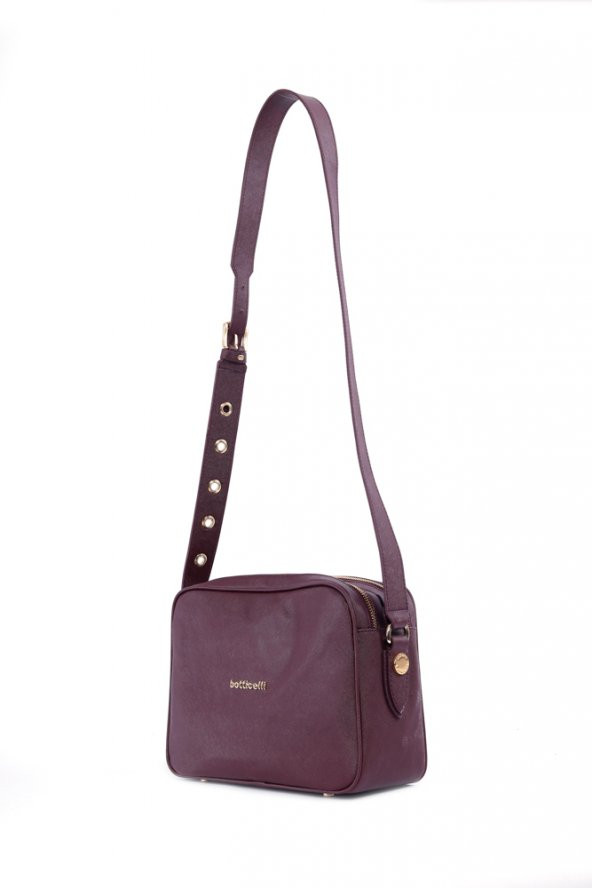 Roberto Botticelli Bordo Kadın Çapraz Çanta - 3