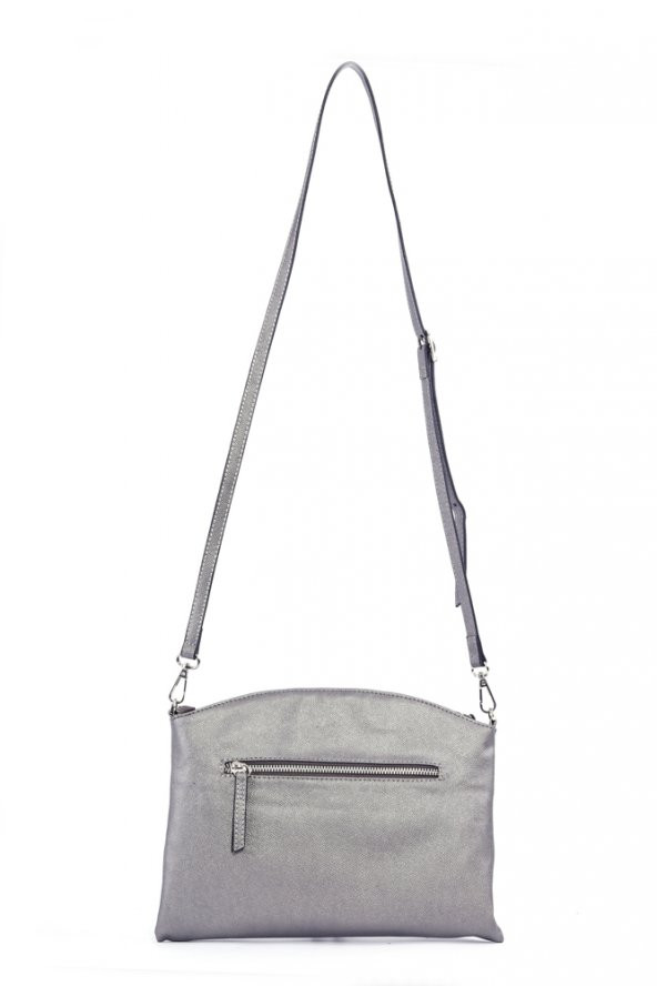 Roberto Botticelli Gri Kadın Çapraz Çanta - 3