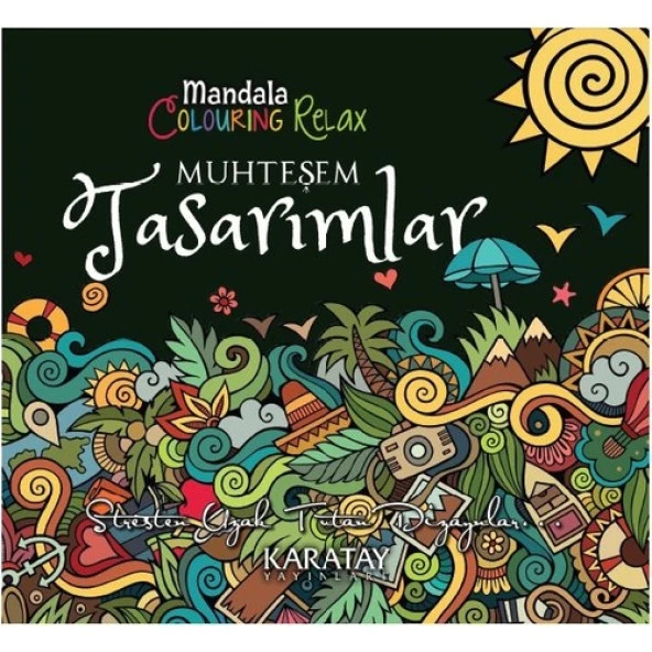 Karatay Colourıng Relax Mandala –  Muhteşem Tasarımlar