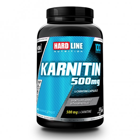 Hardline Karnitin 100 Kapsül SKT 12-2023Hardlıne L Carnitine L karnitin Ücretsiz Kargo (HEMEN KARGO)