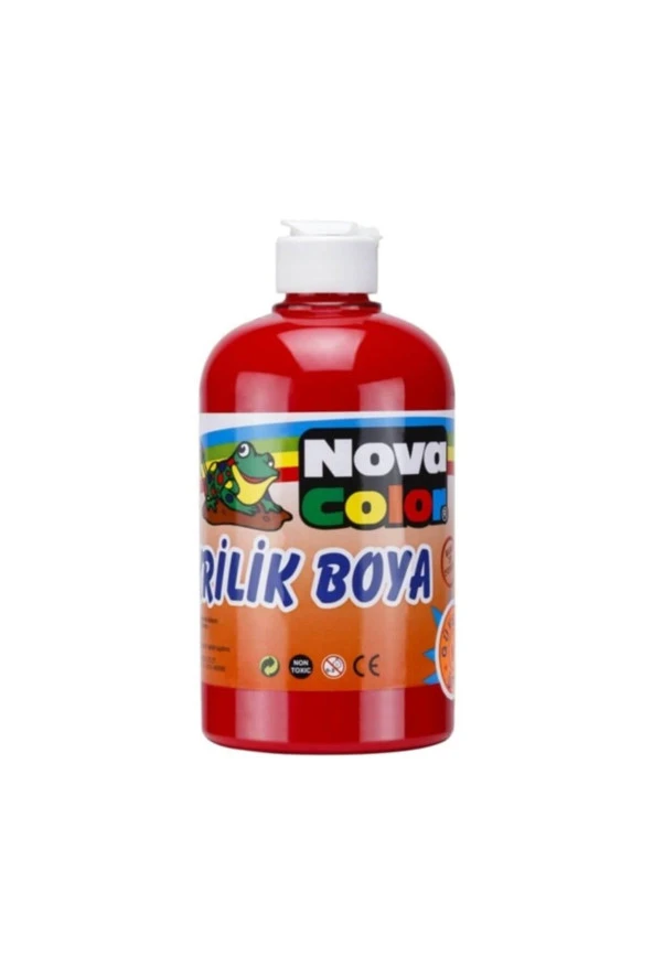 Nova Color Akrilik Boya 500 GR Kırmızı NC-382