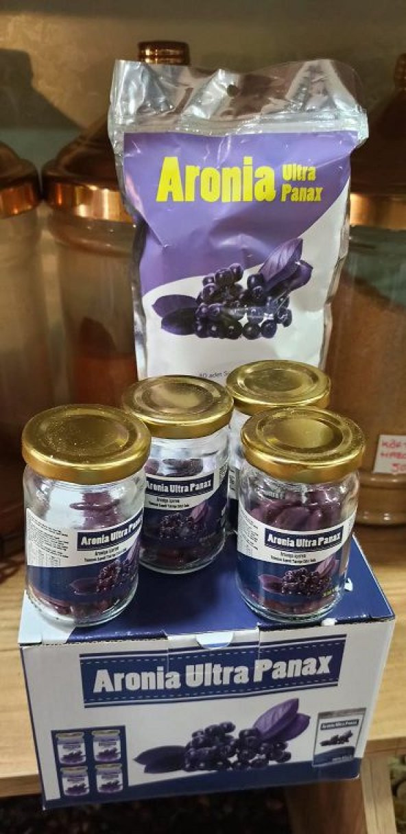 Aronia Ultra Panax Set 4x30 Adet Kapsül ve Çay