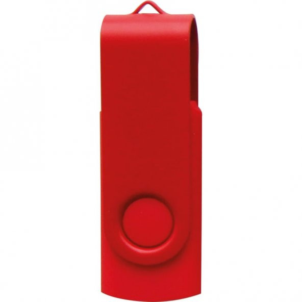 Kişiye Özel, Promosyon, Baskılı, Plastik USB Bellek - 8113, 8 GB, Kırmızı