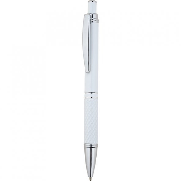 Kişiye Özel, Promosyon, Baskılı, 0555-70 50li Metal Tükenmez Kalem, Beyaz