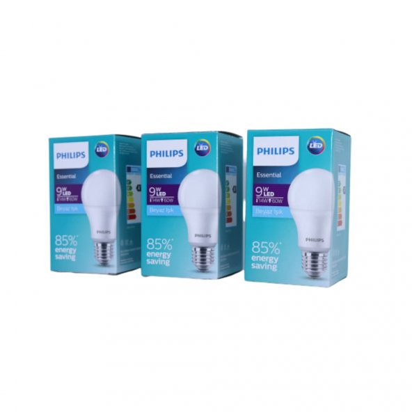 PHILIPS LED AMPUL 9W (60W) E27 6500K BEYAZ IŞIK - 4