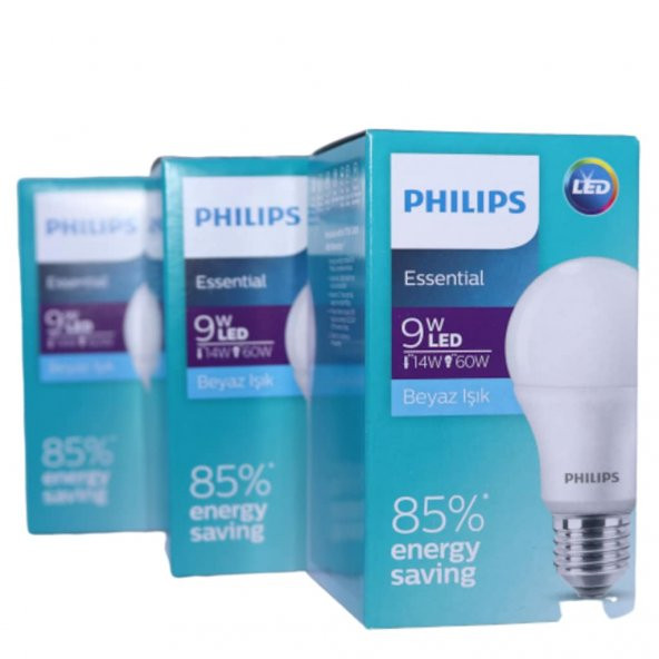 PHILIPS LED AMPUL 9W (60W) E27 6500K BEYAZ IŞIK - 5