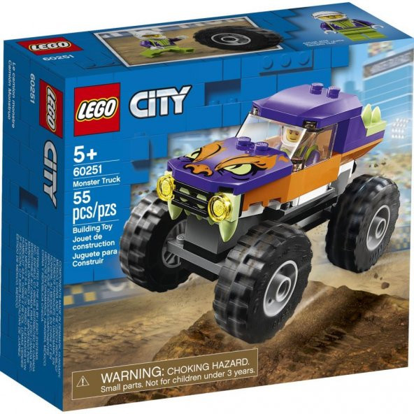 LEGO CTIY CANAVAR KAMYONET MONSTER TRUCK 60251 - 2