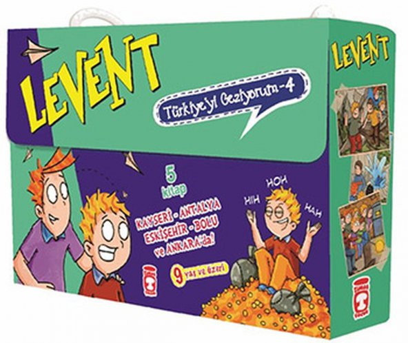 Levent TürkiyeYi Geziyorum 4.Set 5 Kitap Takım