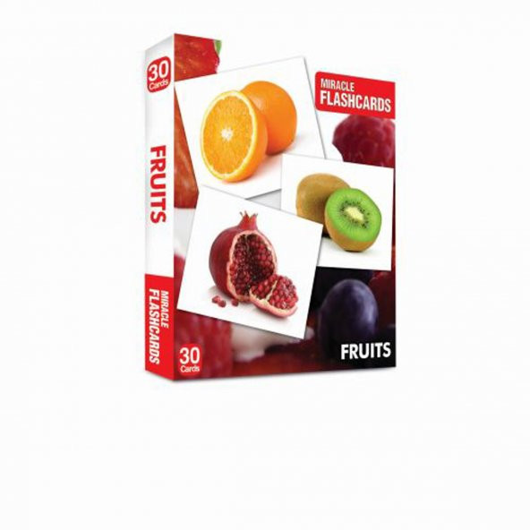 Miracle Flashcards Fruits 30 Cards