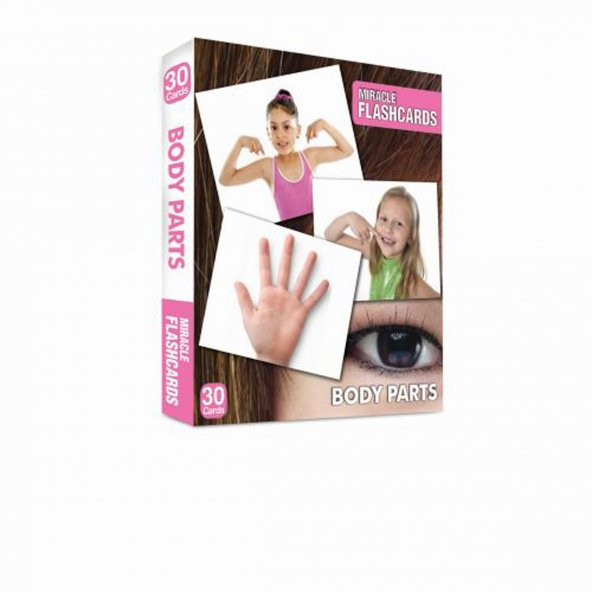 Miracle Flashcards Body Parts 30 Cards