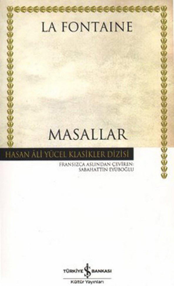 La Fontaine Masallar Hasan Ali Yücel Klasikler