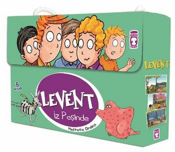 Levent İz Peşinde 1.Set 5 Kitap Takım