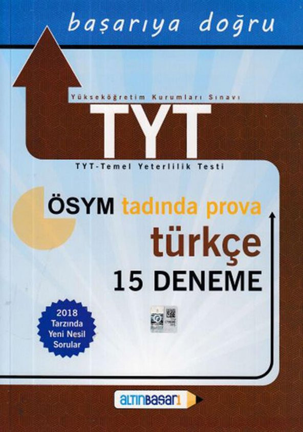 Altın Başarı Tyt Türkçe 15 Deneme