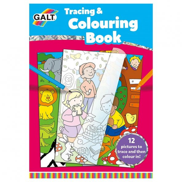 Galt 1004834 Tracıng & Colourıng Book 5 Yaş+