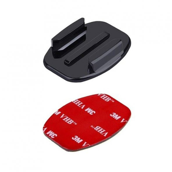 Sjcam Uyumlu Düz Zemin 3M Yapıştırma Aparatı