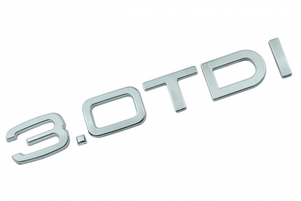 BTAP Audi 3.0TDI Bagaj Yazısı Krom