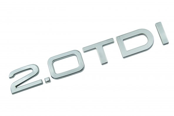 BTAP Audi 2.0TDI Bagaj Yazısı Krom