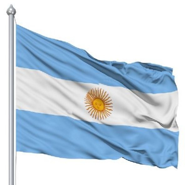 Arjantin Bayrağı 50X75CM.