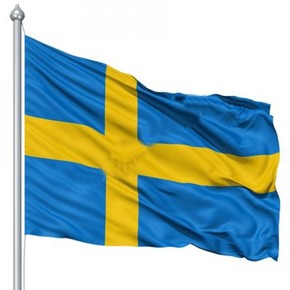 İsveç Bayrağı 70X105CM.