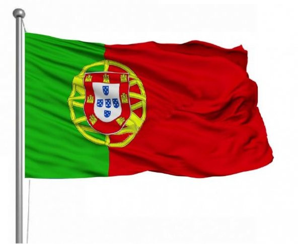 Portekiz Bayrağı 30X45CM.