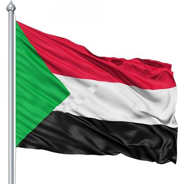 Sudan Bayrağı 50X75CM.