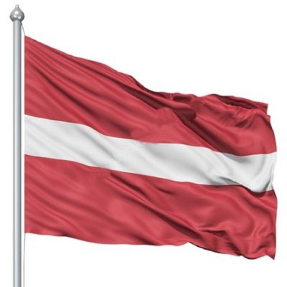 Letonya Bayrağı 30X45CM.