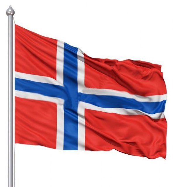 Norveç Bayrağı 70X105CM.