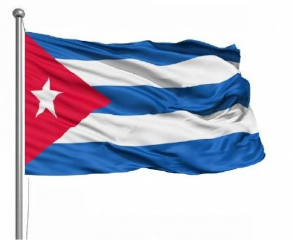 Küba Bayrağı 150X225CM.